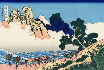 Japanische Werke - the back of the fuji from the minobu river Katsushika Hokusai Japanese